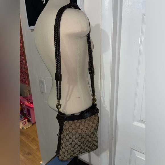 Vintage Gucci canvas rope crossbody bag - Picture 3 of 9